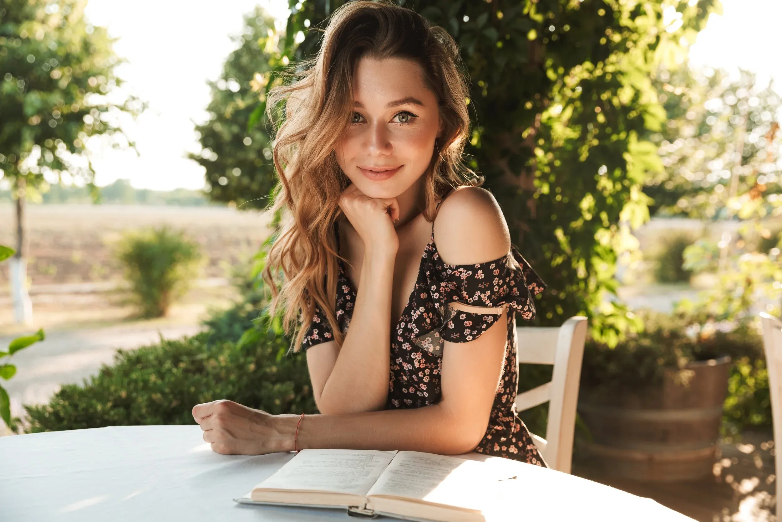 Soft, dimensional hair color with natural-looking highlights